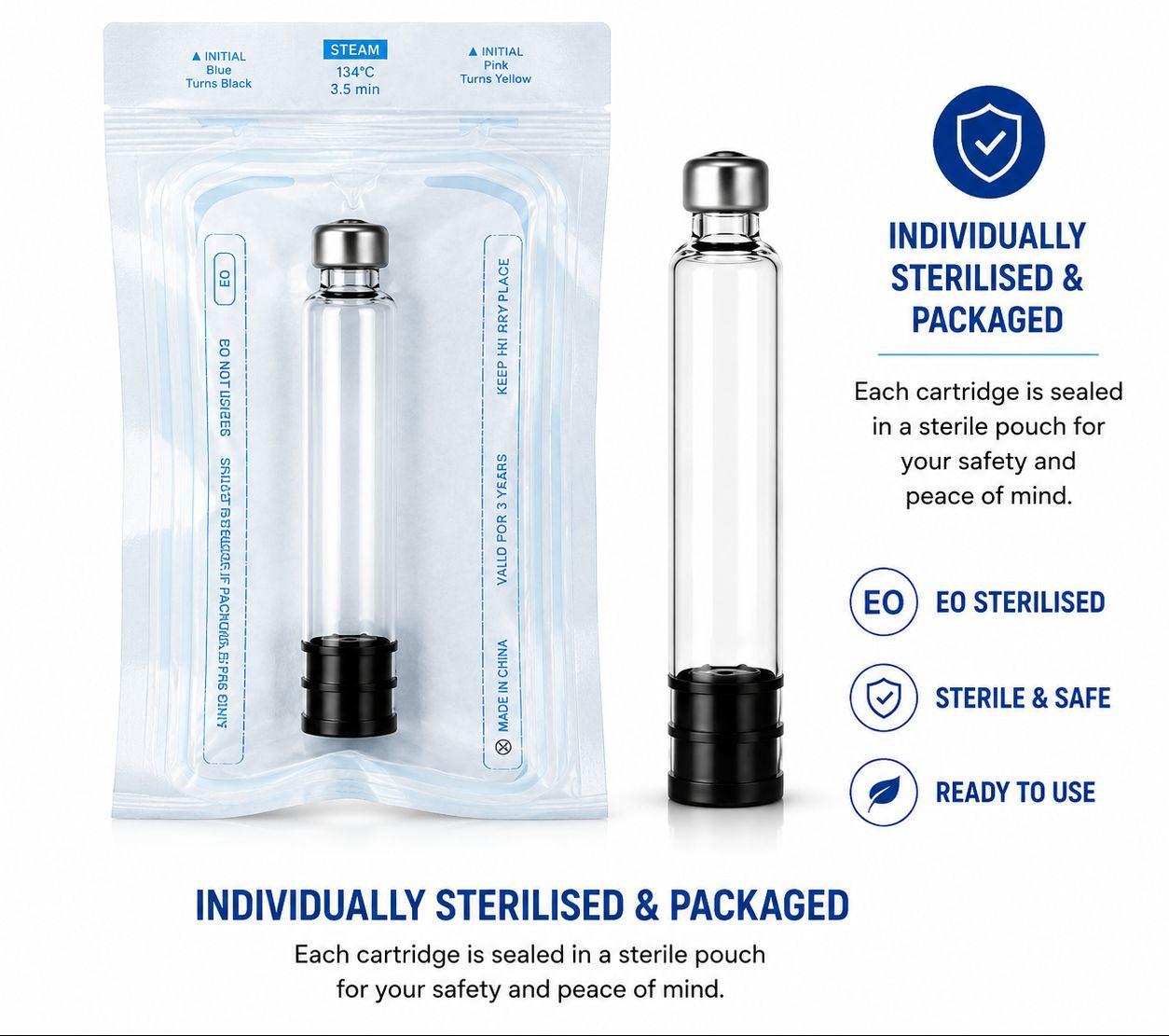 Cartridge Refills for Peptide Pen
